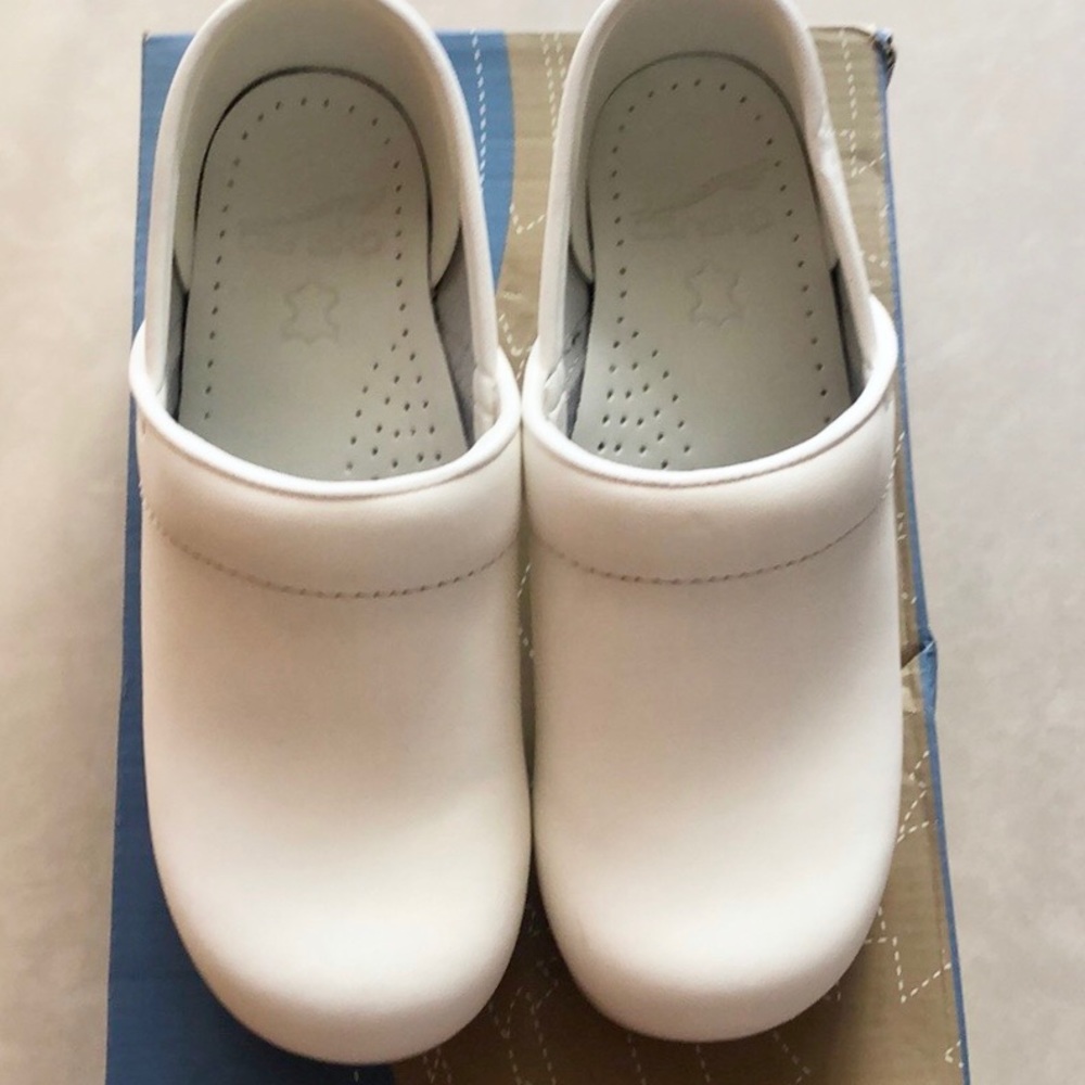 Dansko Profesional White Clogs